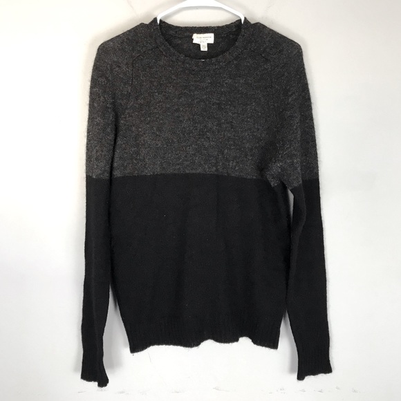 Club Monaco Other - Club Monaco alpaca wool sweater two tone black men